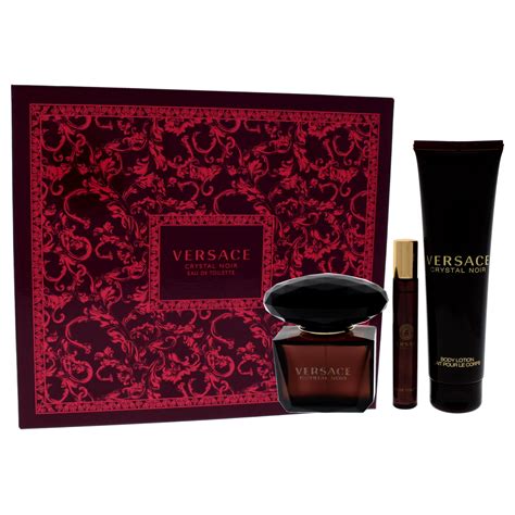 versace crystal noir perfume gift set|versace crystal noir perfume boots.